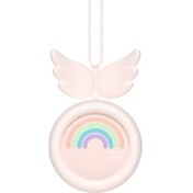 Resim SZYKD USB Şarj Fanı Fırçasız Asılı Boyun Mini Sling Lazy Fan (Pembe)(Yurt Dışından) 