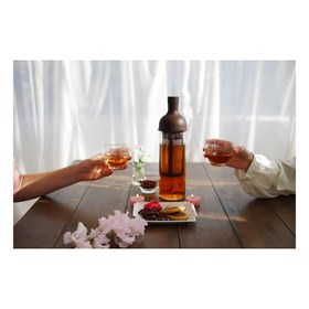 Resim Hario FIC-70-CBR Filtreli Soğuk Demleme Şişesi, 650 ml, Kahverengi 