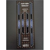 Resim Aksefuar Lazer Escape Piano Black Kapı Eşiği 4'lü Set 