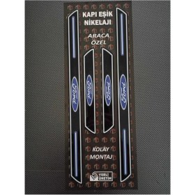 Resim Aksefuar Lazer Escape Piano Black Kapı Eşiği 4'lü Set 