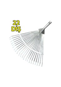 Resim Ayarlanabilir Yaprak Toplama Tırmığı Çim Tırmık 22 Diş N11.58 