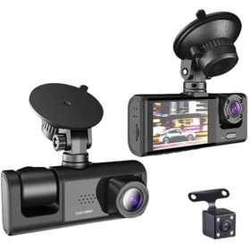 Resim Zengemtx Gelişmiş G-sensörlü Üçlü Araç Kamerası 5 Lcd Ekran Ve Hareket Algılama 