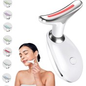 Resim Buffer® 7 Farklı Işık Modlu Titreşimli Boyun ve Yüz Ems Güzellik Cihazı 