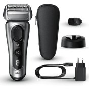 Resim Braun Series 8 8517S Islak & Kuru Tıraş Makinesi Şarj Standı ve Seyahat Kılıfı, %100 Su Geçirmez, Ses Titreşimleriyle Güçlendirilmiş 4 Tıraş Elemanı, 5 Yıla Varan Garanti. 