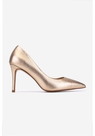 Resim Valmenti Kadın Hakiki Deri Dore Stiletto Ayakkabı 1160 26330 Bn Ayk Sk25-26 Dore Dore 
