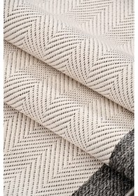 Resim Youdayhomecollection Mila -krem/antrasit - Mutfak,koridor-kaydırmaz Taban- Robot Süpürgeye Uyumlu-kolay Temizlenebilir-sisal - 100x100 