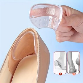 Resim 2 adet Ultra-Yumuşak Topuk Pedleri - Sızdırmazlık ve Sızdırmazlık Önleyici, Masaj Noktaları, Ayakkabı Boyutu Ayarları İçin Gerekli, Yüksek Topuklar İçin Topuk Pedleri, GEL Yarım Pedler 