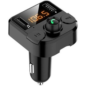 Resim Willowhaven C7 Akıllı Çift Usb Çok Fonksiyonlu Araç Şarj Cihazı Müzik Çalar-siyah Standart 