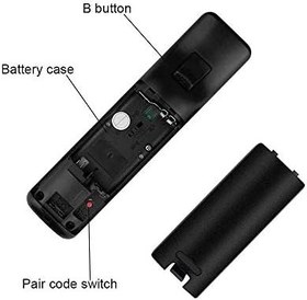 Resim Capes Wii Uzaktan Kumanda, Nintendo Wii/Wii U Konsolu için Wii Oyun Kablosuz Denetleyici (Siyah ve siyah) 