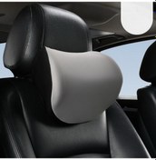 Resim Araba Bellek Köpük Boyun Yastık Araba Boyun Dinlenme İpek Yastık Araba Koltuğu Servikal Yastık, Boyut:head Römork Gri 