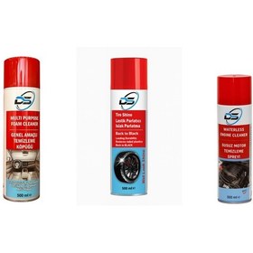 Resim Susuz Motor Temizleyici + Temizleme Köpüğü + Lastik Parlatıcı... 