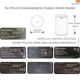 Resim Ekstore Mi Air Purifier; 2/2s 72H /3h / Pro Uyumlu Akıllı Hava Temizleyic Iantibakteriyel Filtre 