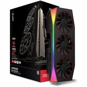 Resim XFX Mercury Magnetic Air Edition RGB Radeon RX 9070 XT OC 16GB GDDR6 256Bit HDMI/DP Ekran Kartı 