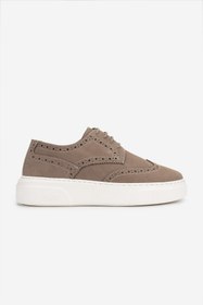 Resim Valmenti Erkek Hakiki Deri Vizon Nubuk Sneakers & Spor Ayakkabı 