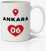 Resim Ankara Baskılı Kupa Bardak Baskılı Kahve Kupa Bardak 