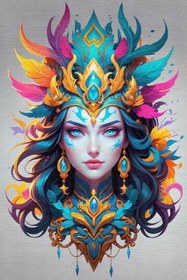 Resim Depoba Dina Gaming Oyuncu Odası Halısı Şönil Dijital Baskılı Kaymaz Taban Yıkanabilir 