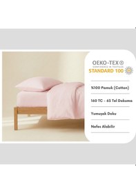 Resim Prime Sleeks %100 Pamuk Yastık Kılıfı 2 Adet - Somon - 50x70cm Somon 