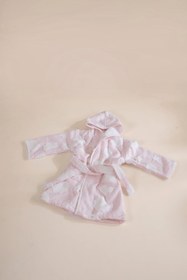 Resim My Cloudy Sky %100 Pamuk Çocuk Bornoz Pembe - Pembe / 2/3 Yaş 