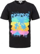 Resim BRZ KIDS Palmiye Baskılı Unisex Çocuk Kısa Kollu T-shirt 