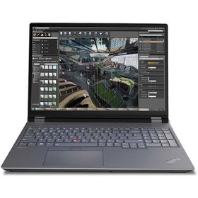 Resim LENOVO ThinkPad P16 21FA0003TX13 i9-13980HX 128GB 1TBSSD RTX2000 16" QHD+ W11P Taşınabilir İş İstasyonu 