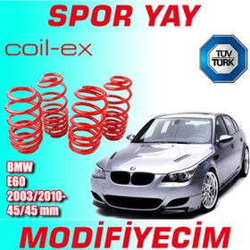 Resim Coil-Ex E60 2003-2010 Arası 45-45Mm Alçaltma Spor Yay Helezon 