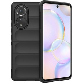 Resim Microcase Honor 50 Se Uyumlu Miami Serisi Darbeye Dayanıklı Silikon Kılıf - Siyah 