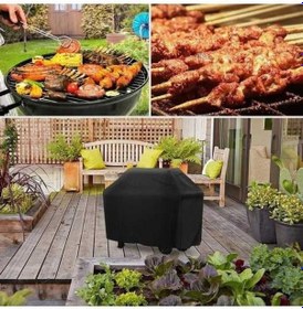 Resim Fastbuy 420d Oxford Kumaş Barbekü Örtüsü - Su & Toz Geçirmez, 127.5x105x53.3 Cm 