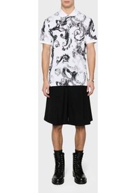 Resim Versace Jeans Couture Erkek Polo Yaka T Shirt 76gag6s0 Js286 003 Beyaz 