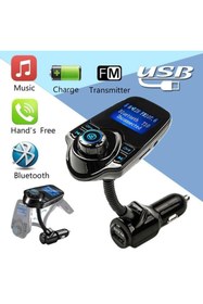 Resim Oddity Yeni Nesil T10 WiFi Bluetooth Araç Kiti | USB Şarj, FM Transmitter ve Eller Serbest Konuşma 