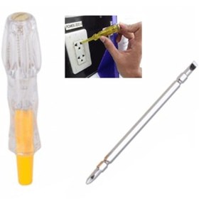 Resim YFHOME Çift Taraflı Elektrik Akım Kontrol Kalemi Düz Yıldız Uçlu 