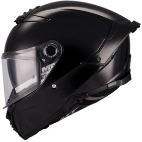 Resim Mt Helmets Kask mt Thunder 4 Sv Pure Parlak Siyah 