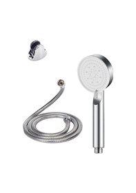 Resim 5 Fonksiyon Duş Başlığı Kolay Montaj Duş Askısı 1,5 Krom Duş Hortumu Duş Seti Duş Seti Gri Krom Kapl Renkli 