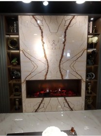 Resim Miss Worble 3d Elektrikli Şömine Bluetoothlu Isıtıcısız 25 X 175 Cm 