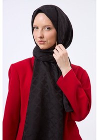 Resim Mirsoy Scarf Lina Modern Desen Şal Siyah 