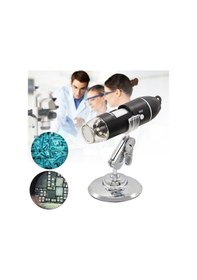 Resim Techtic Dijital Mikroskop 1600x Tekstil Baskı Cilt Saç Analiz 