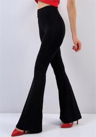 Resim Modaruba Kadın Siyah Ispanyol Paça Likralı Taytsiyah M Siyah 