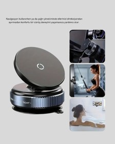 Resim Drnds Vakum Adsorpsiyonlu Manyetik Telefon Tutucu Güçlü N52 360 Evrensel Uyumluluk 