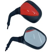 Resim Asya 150t Scooter-5a Uyumlu Ayna Kırmızı 8 Mm Cub Scooter 
