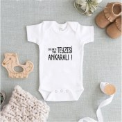 Resim Limon Unisex Beyaz Baskılı Zıbın 
