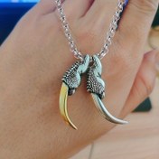 Resim Vintage Punk Kartal Pençesi Kolye Klasik Erkek Motosiklet Sürücüsü Hip Hop Rock Parti Süsü 