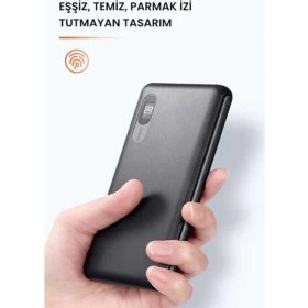 Resim İka Tech Mcdodo MC-434 10,5W Hızlı Şarj 10.000 Mah Siyah Powerbank 