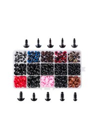 Resim 752 Adet Rondelalı Amigurumi Doldurulmuş Tığ İşi Gözler Ve Burunlar 