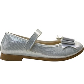 Resim Tuğba Ortopedi 2043 Kız Çocuk Gümüş Papyon Fiyonk Babet 