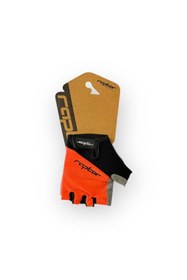 Resim RAPTOR Cırtlı Kısa Parmak Bisiklet Eldiveni MTB Yarım Parmak Turuncu M(Medium) Beden 