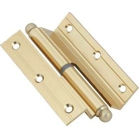 Resim Ekonomik Seri Sarı Alüminyum Cumbalı Menteşe 12 cm Sol 