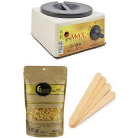 Resim Ege Sir Dpr Max Ağda Makinesi + Naturel Bocuk Ağda + Spatula x 5 