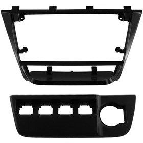 Resim Synodicmonth Araba Radyo Facia Paneli 9 Inç Çerçeve Ses Montaj Adaptörü Dash Trim Kitleri Vw Golf G6/voyage/saveiro 2008-2012 2 Din 