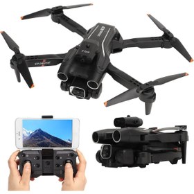 Resim GÜMRÜK BEY K9 Katlanabilir 360° 4 Yönlü Engel Kaçınma Özellikli 4K HD Çift Kamera Drone Kumandalı RC Quadcopter 