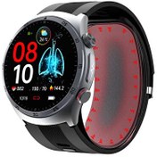 Resim Spovan Electro Pro Hava Basınçlı Tansiyon Şeker NFC Sesli Görüşme EKG Türkçe Akıllı Saat 