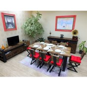 Resim NT Concept Ntconcept Doğal Ağaç Yemek Masası - (85cm-150cm Masa) 